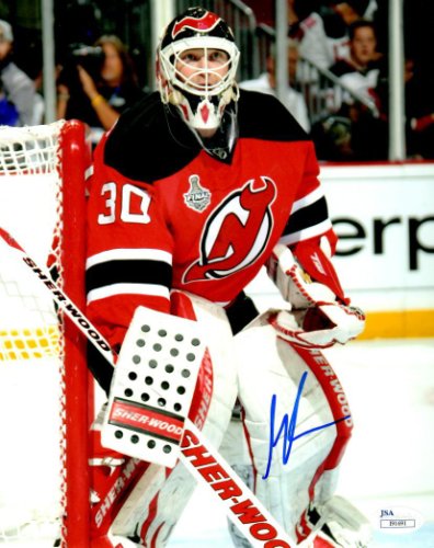 Martin Brodeur New Jersey Devils Autographed 2000 Stanley Cup 8x10 Photo  *Autograph Slightly Smudged* - NHL Auctions