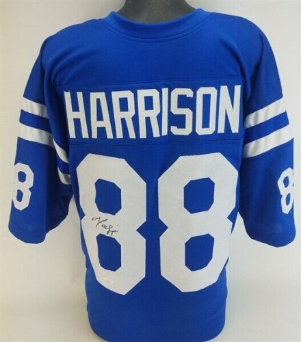 Marvin Harrison Signed Indianapolis Pro White Football Jersey (JSA) — RSA