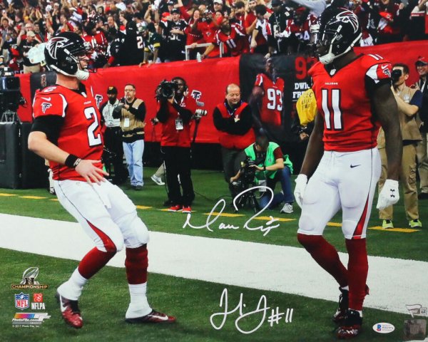 JULIO JONES AUTOGRAPHED ATLANTA FALCONS B JERSEY JSA