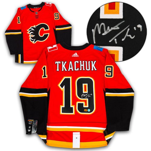 Johnny Gaudreau Calgary Flames Autographed Red Adidas Authentic Jersey