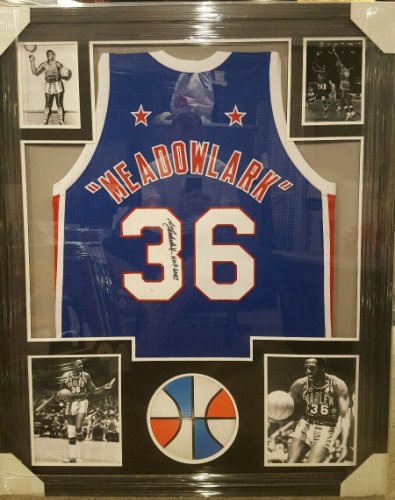 Harlem globetrotters autographed jersey clearance