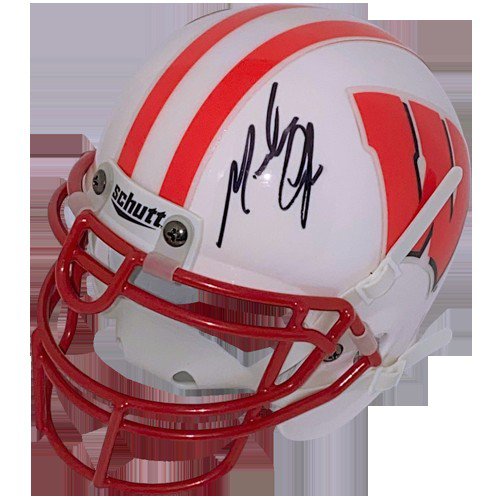 Autographed Wisconsin Badgers Mini Helmets Signed Mini Helmets