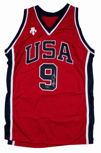 Michael Jordan Autographed Signed 1984 Team Usa Olympics Game Model Jersey UDA COA
