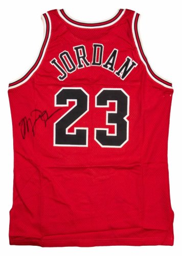 Michael Jordan Autographed Signed 1996-97 Chicago Bulls Game Issued Jersey JSA & Mears COA