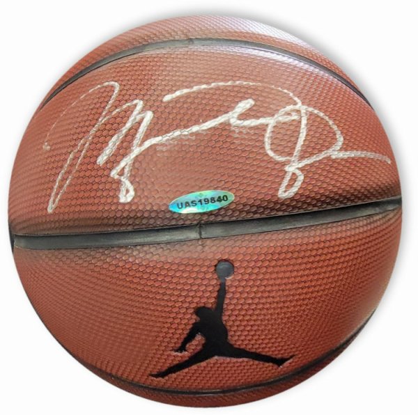 Michael Jordan Autographed Baketball Memorabilia & NBA Merchandise
