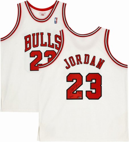 Michael Jordan Autographed Signed Bulls Jersey Fanatics Authentic COA
