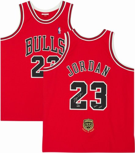 Michael Jordan Autographed Signed Bulls Jersey Fanatics Authentic COA