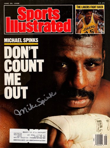 Michael (Mike) Spinks Autographed Signed Sports Illustrated June 20, 1988 Original Magazine