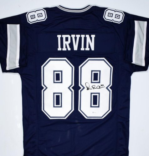 Framed Dallas Cowboys Michael Irvin Autographed Signed Stat Jersey Beckett  Holo