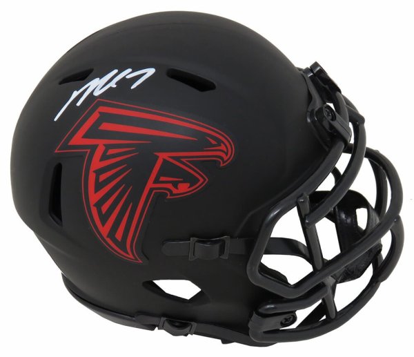 Roddy White Autographed Atlanta Falcons Mini Football Helmet JSA COA