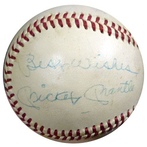Mickey Manlte Autographed Signed Al Cronin Baseball New York Yankees "Best Wishes" PSA/DNA