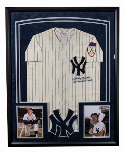Mickey Manlte Autographed Signed Beautiful The Commerce Comet New York Yankees Jersey JSA