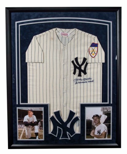 Mickey Manlte Autographed Signed Beautiful "The Commerce Comet" New York Yankees Jersey JSA