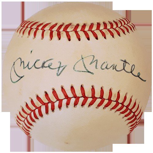 Mickey Manlte Autographed Signed Official Al Baseball - JSA Full Letter