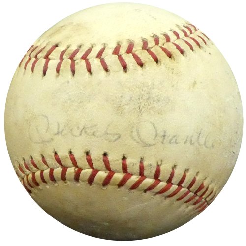 Mickey Manlte Autographed Signed Official Babe Ruth League Baseball New York Yankees "Best Wishes" PSA/DNA