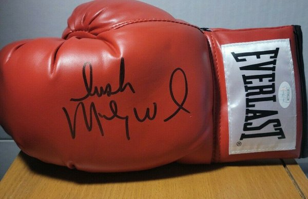 IRISH MICKY WARD Signed Autograph Auto 8x10 Boxing Champion Picture Photo w/COA