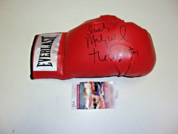 IRISH MICKY WARD Signed Autograph Auto 8x10 Boxing Champion Picture Photo w/COA 