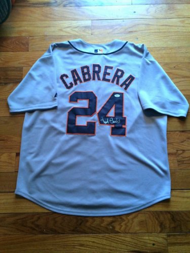 miguel cabrera signed jersey