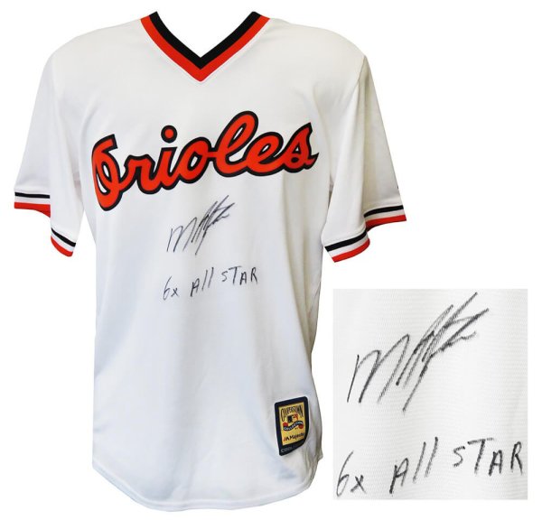 Miguel Tejada Autographed Signed Baltimore Orioles Majestic Coopertown Collection White Replica Jersey w/6x All Star