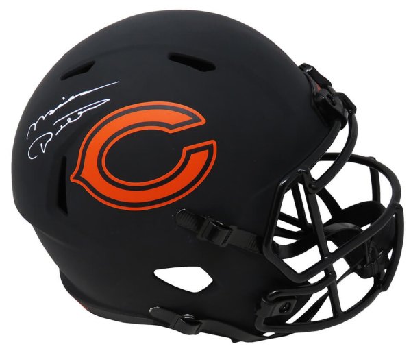 Chicago Bears Autographed Full Size Helmets Signed Helmets