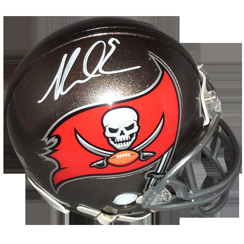 mike evans signed helmet
