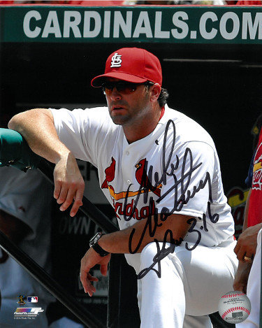 Autographed and Game-Used Monarchs Uniform Set: Mike Matheny #22