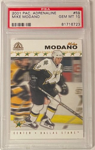 FRAMED Autographed/Signed MIKE MODANO 33x42 White Hockey Jersey Becket –  CollectibleXchange