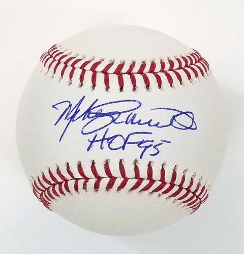 Mike Schmidt Autographed Philadelphia Custom Pinstripe HOF 95 Baseball  Jersey - BAS
