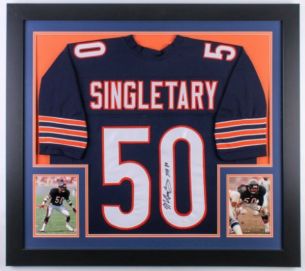 mike singletary autographed jersey