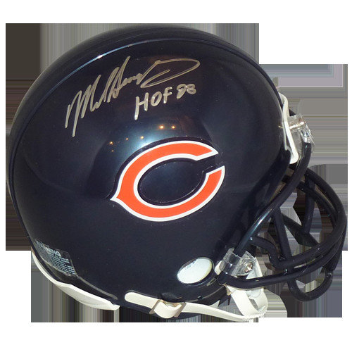 Mike Singletary Autographed Signed Chicago Bears Mini Helmet With 'HOF 98'