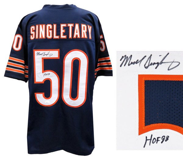 mike singletary autographed jersey