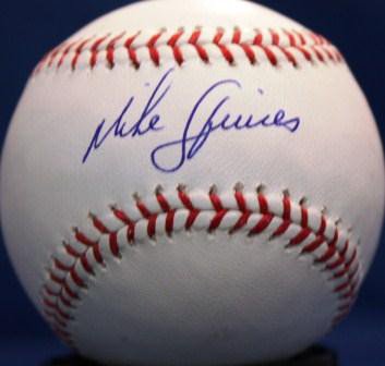 Mike Squires Autographed Official MLB Baseball Chicago White Sox