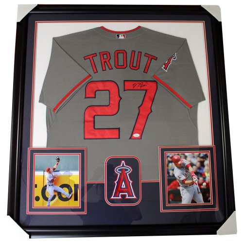 mike trout grey jersey