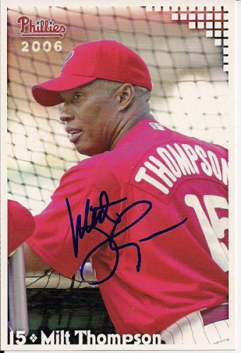 Milt Thompson Philadelphia Phillies Autographed Signed 8x10 Photo