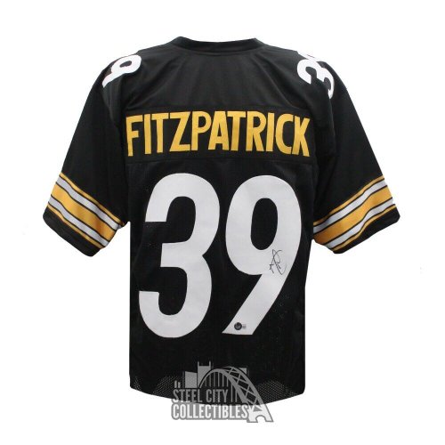 MINKAH FITZPATRICK AUTOGRAPH SIGNED BLACK PITTSBURGH STEELERS JERSEY W/ JSA