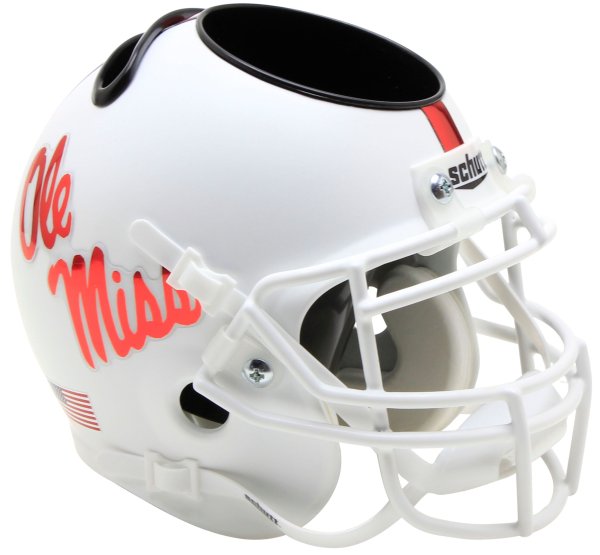 Mississippi Ole Miss Rebels Miniature Football Helmet Desk Caddy