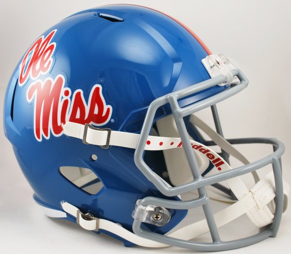 Mississippi Ole Miss Rebels Speed Replica Football Helmet Powder