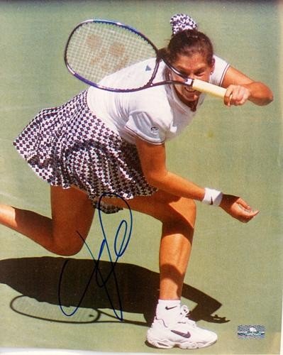 Monica Seles Autographed Signed Tennis 8X10 Photo