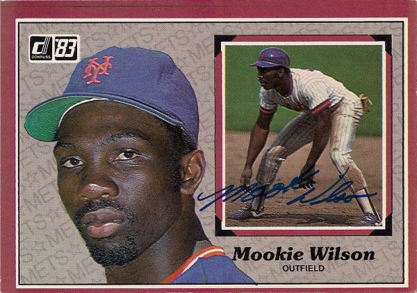  1981 Donruss Baseball #575 Mookie Wilson RC Rookie