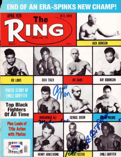 Muhammad Ali and Others Autographed Signed Magazine Cover - PSA/DNA Certified