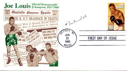 Muhammad Ali Autographed Signed 3.5x6.5 Envelope - PSA/DNA Certified