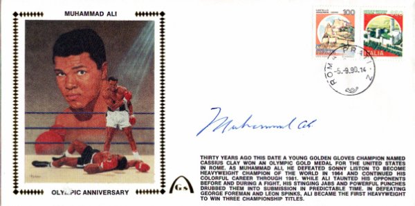 Muhammad Ali Autographed Signed First Day Cover Vintage - PSA/DNA Certified