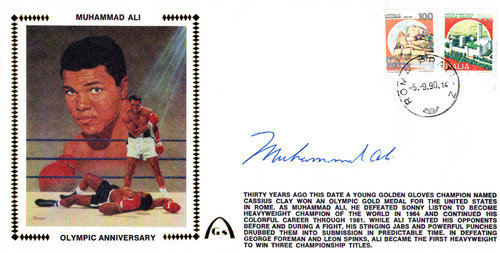Muhammad Ali Autographed Signed First Day Cover Vintage PSA/DNA