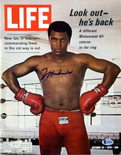 Muhammad Ali Autographed Signed Life Magazine Memorabilia - Beckett Authentic