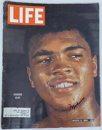 Muhammad Ali Autographed Signed Life Magazine - PSA/DNA Authentic