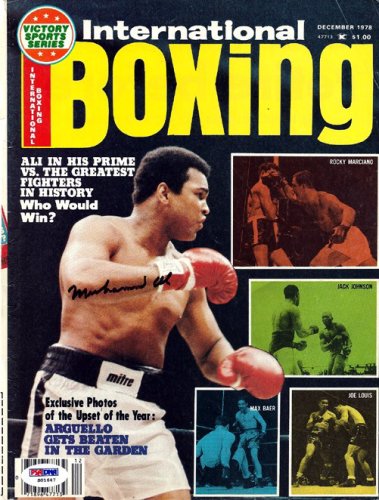 Muhammad Ali Autographed Signed Magazine Cover - PSA/DNA Certified