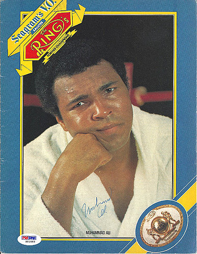 Muhammad Ali Autographed Signed Magazine Page Photo - PSA/DNA Certified