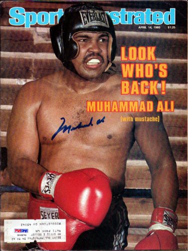 Muhammad Ali Autographed Signed Magazine - PSA/DNA Certified