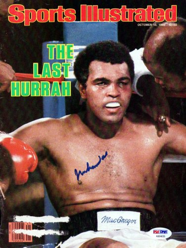 Muhammad Ali Autographed Signed Sports Illustrated Magazine Cover - PSA/DNA Certified