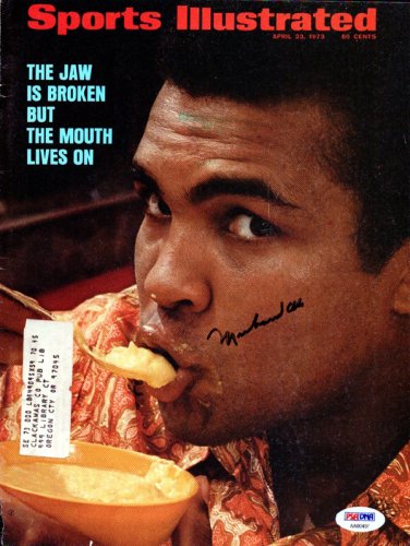 Muhammad Ali Autographed Signed Sports Illustrated Magazine Cover - PSA/DNA Certified